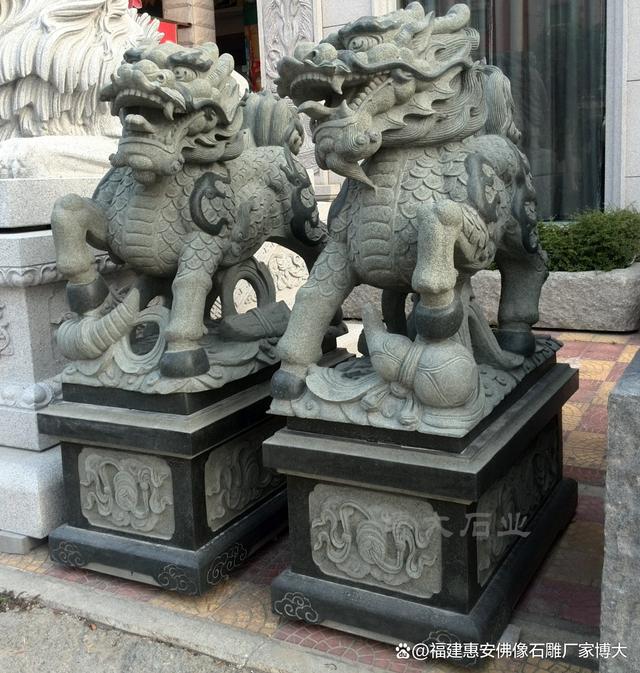 置详解：最佳摆放点与注意事项马竞合作伙伴石雕麒麟安放位(图10)