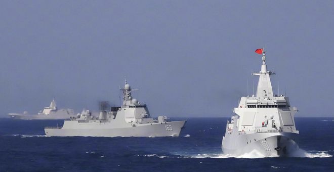 见亮相：中国海军新力量实力几何？凯发k8入口052Dplus版罕(图5)